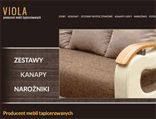 Tablet Screenshot of mebleviola.com.pl